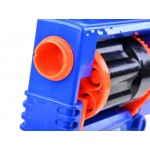 Pištoľ na penové náboje modro-oranžová 